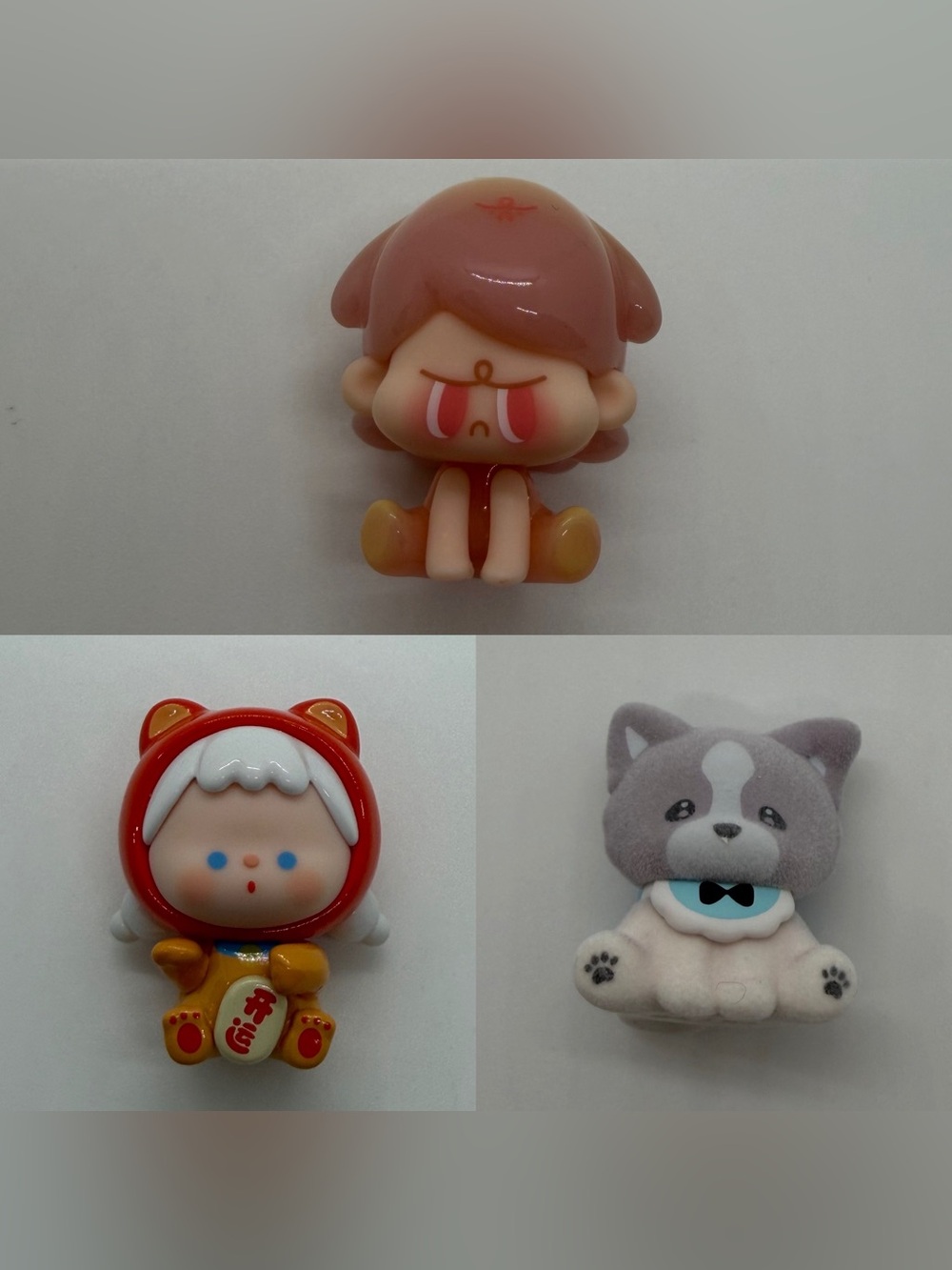 Bundle (3) Kawaii Trio Figurine Tiny Bean‎ Set